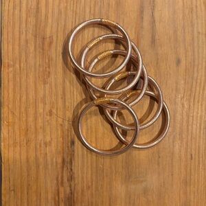 Elegant Gold and Silver Bangle Set